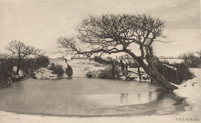 Peter Henry Emerson, A Winter\'s Morning, 1887