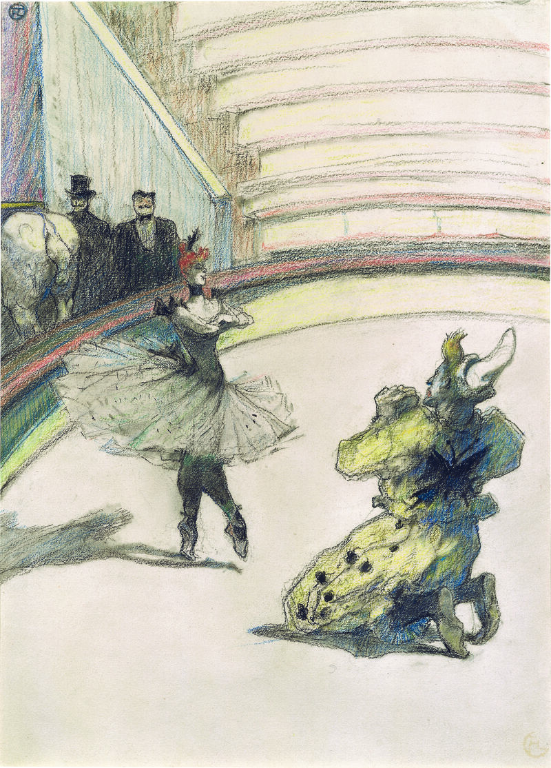 Henri de Toulouse-Lautrec, At the Circus: The Encore, 1899