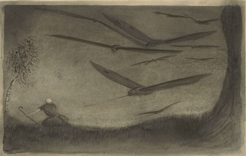 Alfred Kubin, Der Verfolgte, um 1902/03