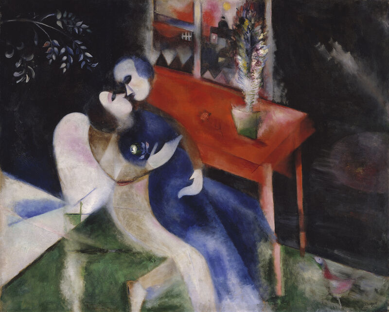 Marc Chagall, Liebespaar, 1913/14