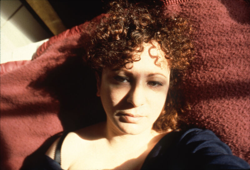 Nan Goldin, Self-portrait with eyes turned inward, Boston (Selbstportrait mit nach Innen gedrehten Augen, Boston), 1989