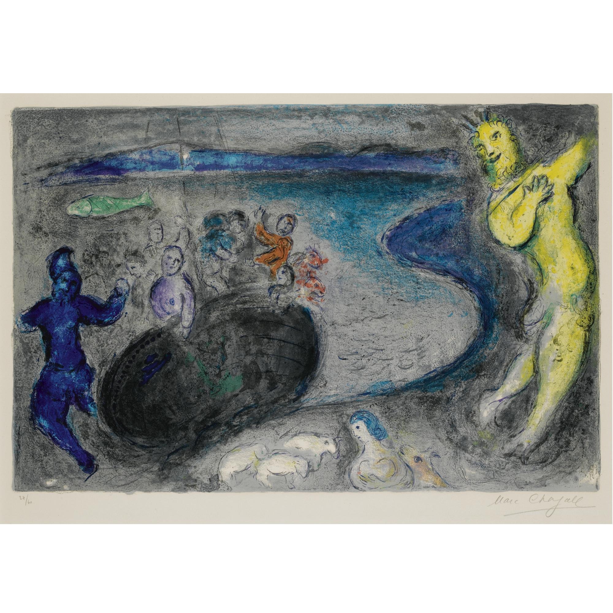 Daphnis And Chloe: Captain Bryaxis'S Dream (M. 328) by Marc Chagall ...