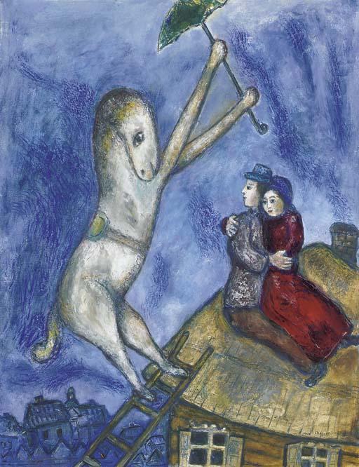 品質SALE保証Marc Chagall、LA FETE DES TABERNACLES-LE REPAS EN PLEIN AIR、希少な画集より、状態良好、送料込み、meg 自然、風景画