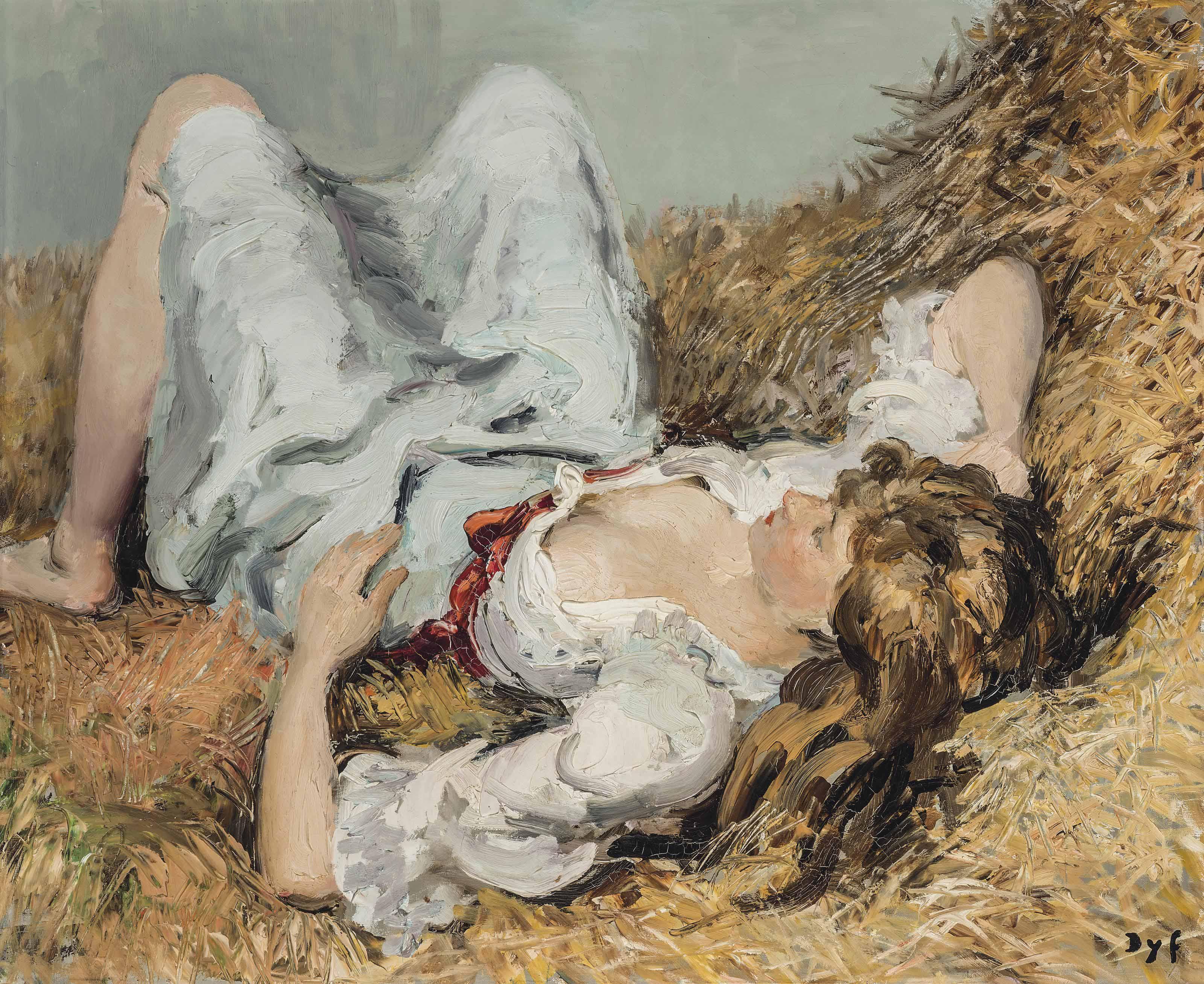 La sieste de Claudine by Marcel Dyf | Art.Salon