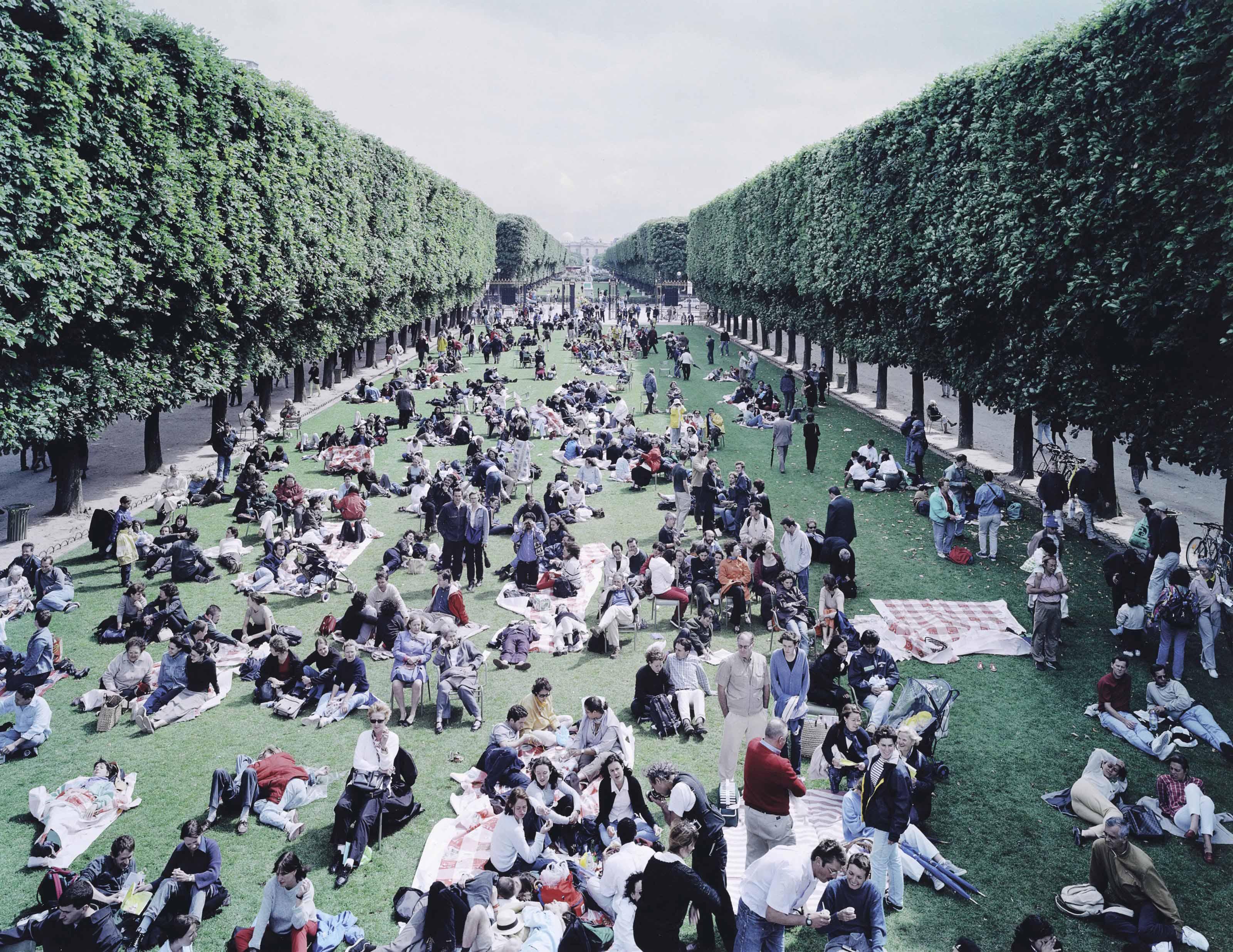 Picnic Allée, from Landscape with Figures by Massimo Vitali | Art