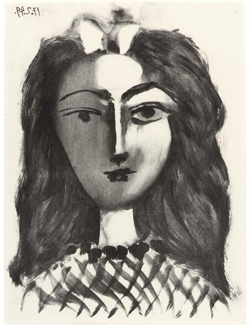 Head of Young Girl (M. 155; not in B.) by Pablo Picasso | Art.Salon