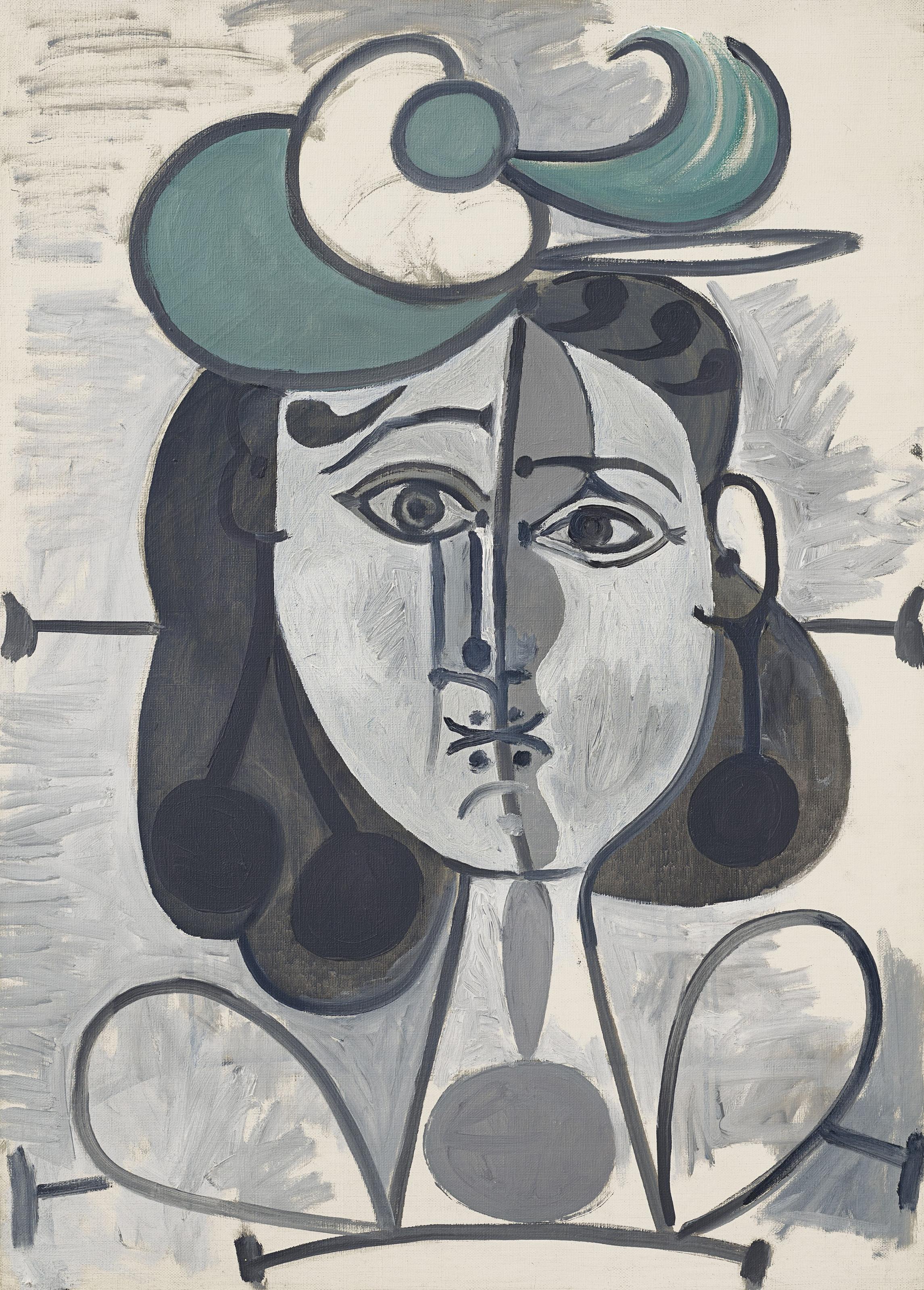 Portrait De Françoise Gilot By Pablo Picasso Art Salon