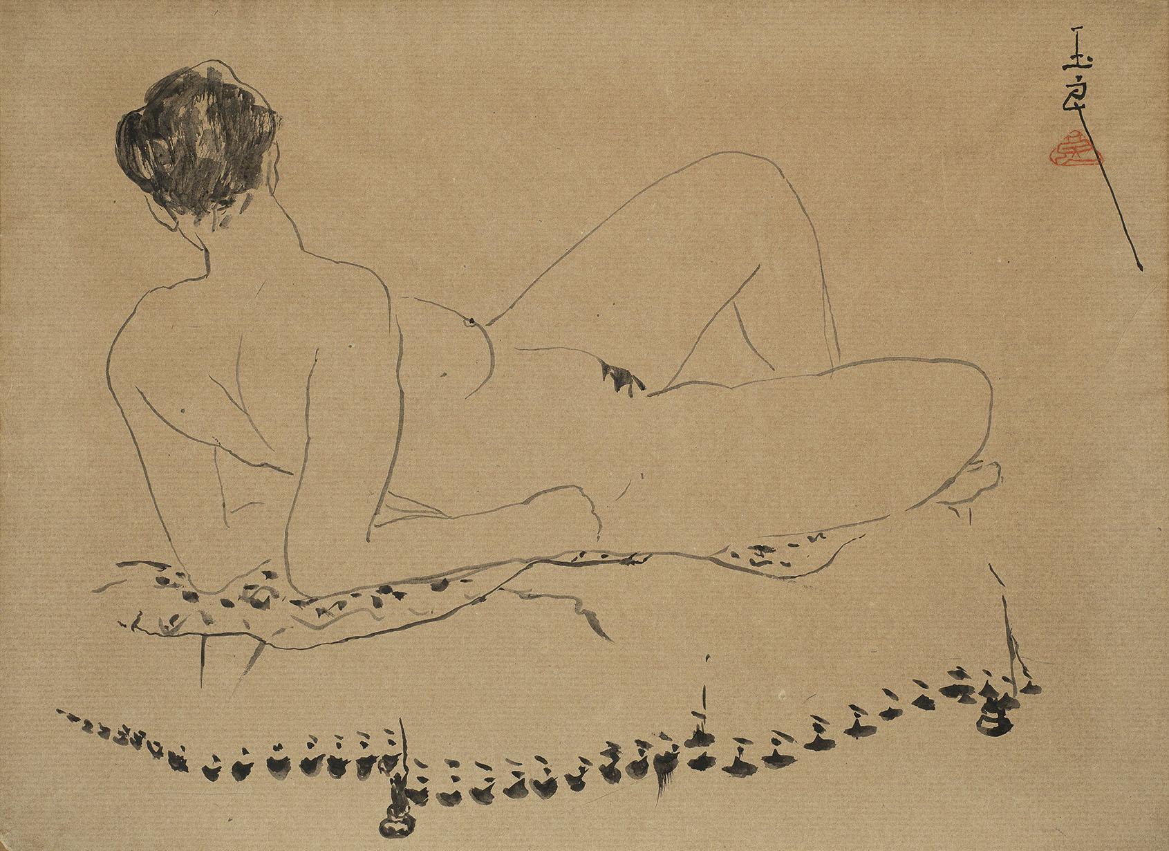 Reclining Nude by Pan Yuliang | Art.Salon