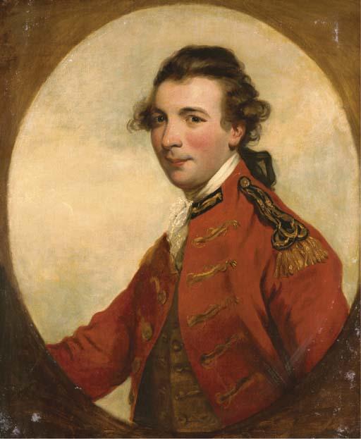 Portrait of an officer, identified as Sir Robert Fletcher, halflength