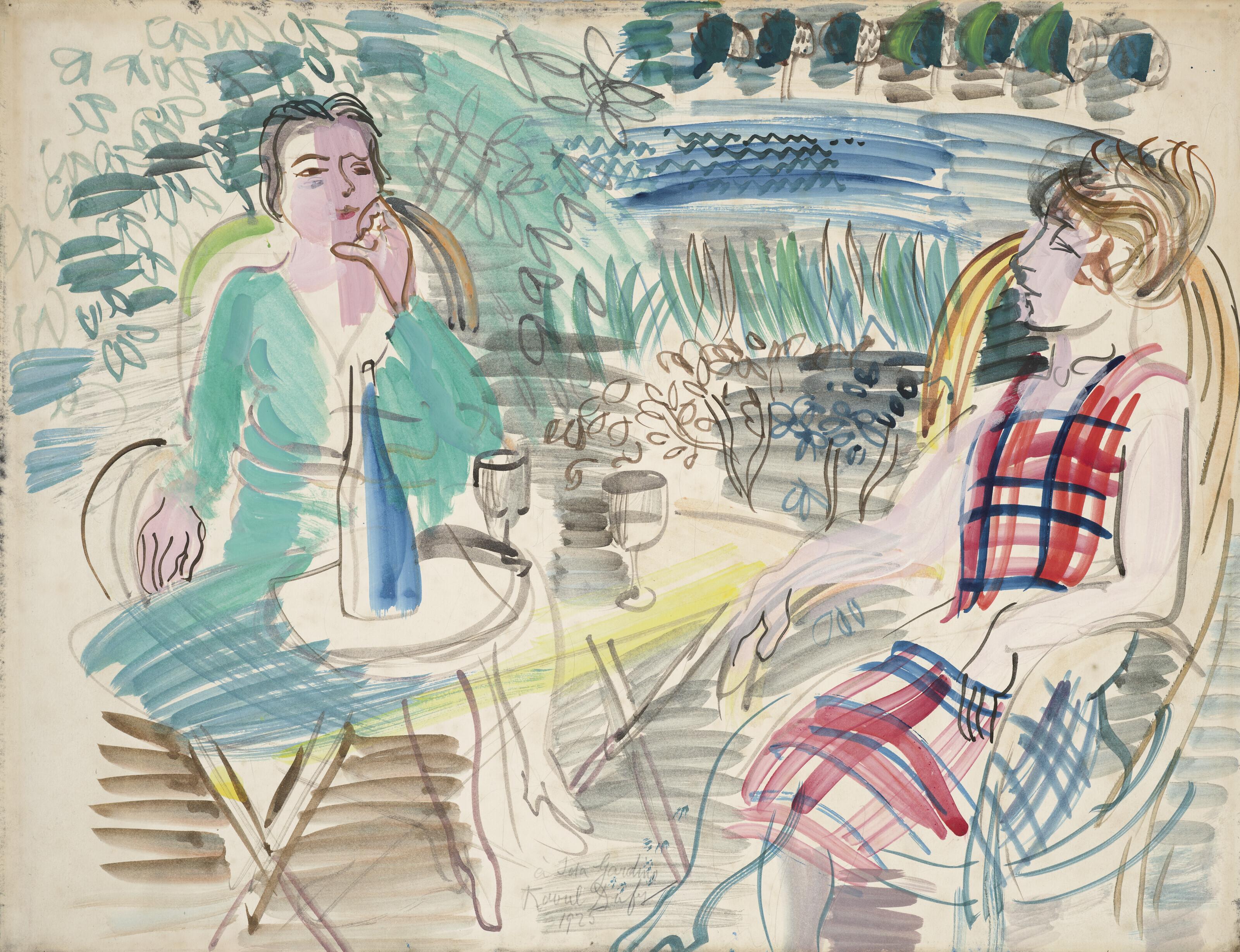 Au jardin by Raoul Dufy | Art.Salon