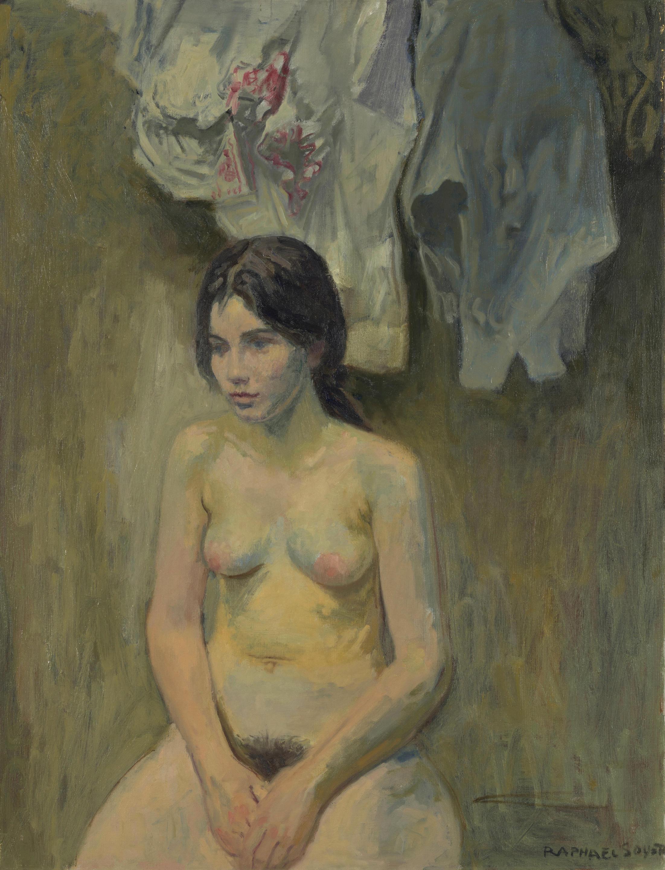 Seated Nude by Raphael Soyer | Art.Salon