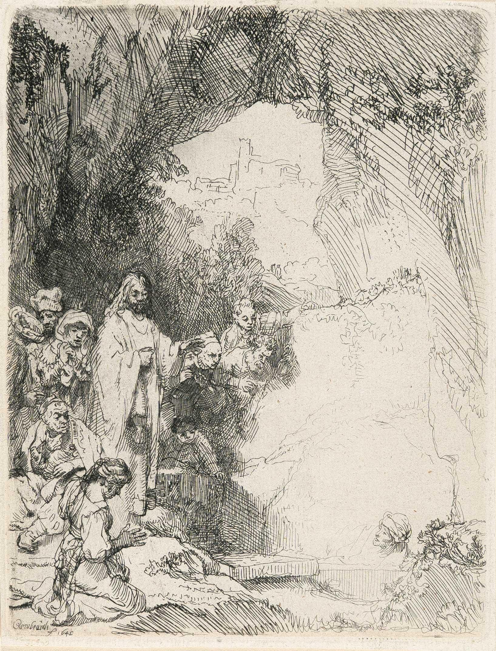 Die kleine Auferstehung des Lazarus by Rembrandt Harmensz. van Rijn ...