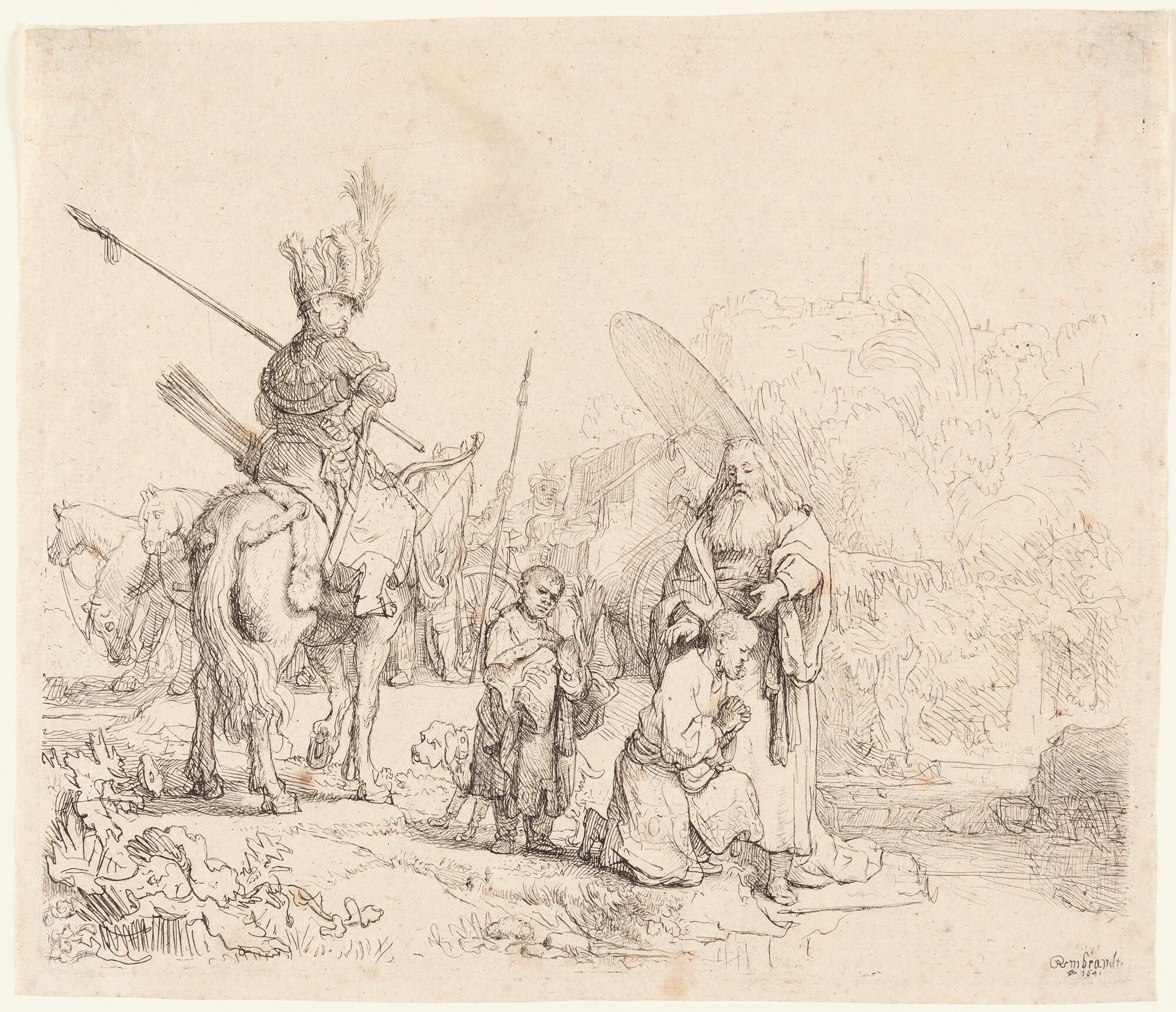 Die Taufe des Kämmerers by Rembrandt Harmensz. van Rijn | Art.Salon