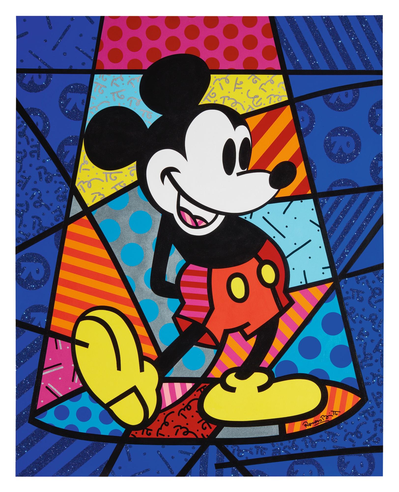 Spotlight Mickey/Surprise Party by Romero Britto | Art.Salon