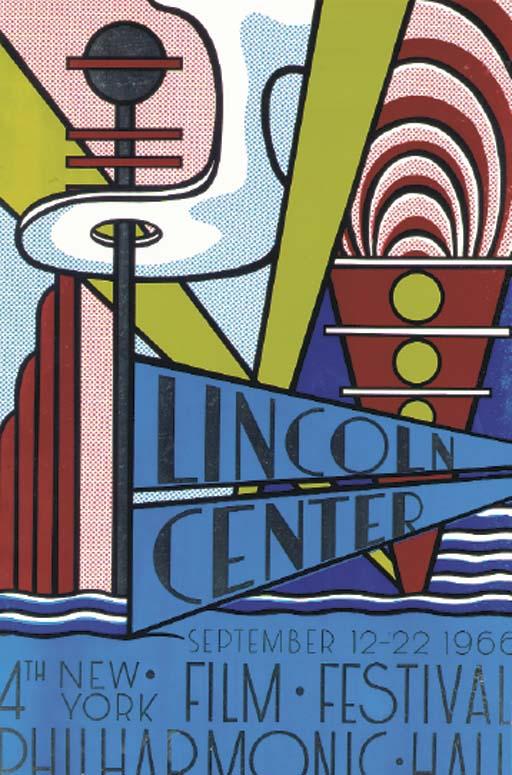 Lincoln Center Poster (C. 41) by Roy Lichtenstein | Art.Salon