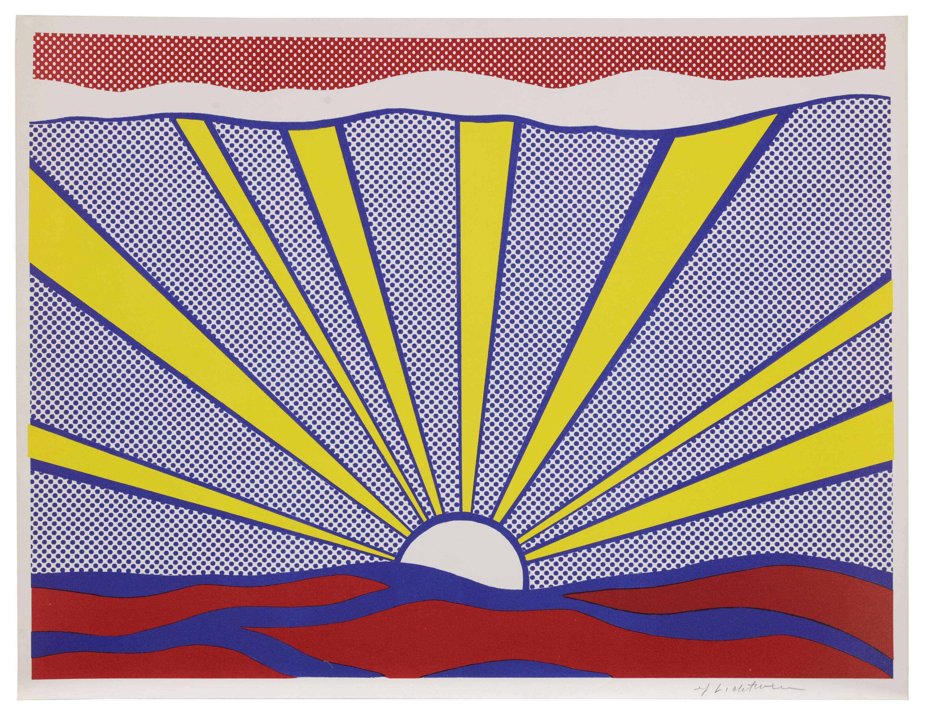 Sunrise By Roy Lichtenstein 