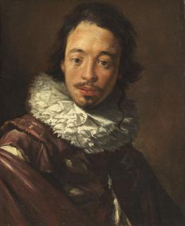 François-Auguste Biard, Bust-Length Study of a Man