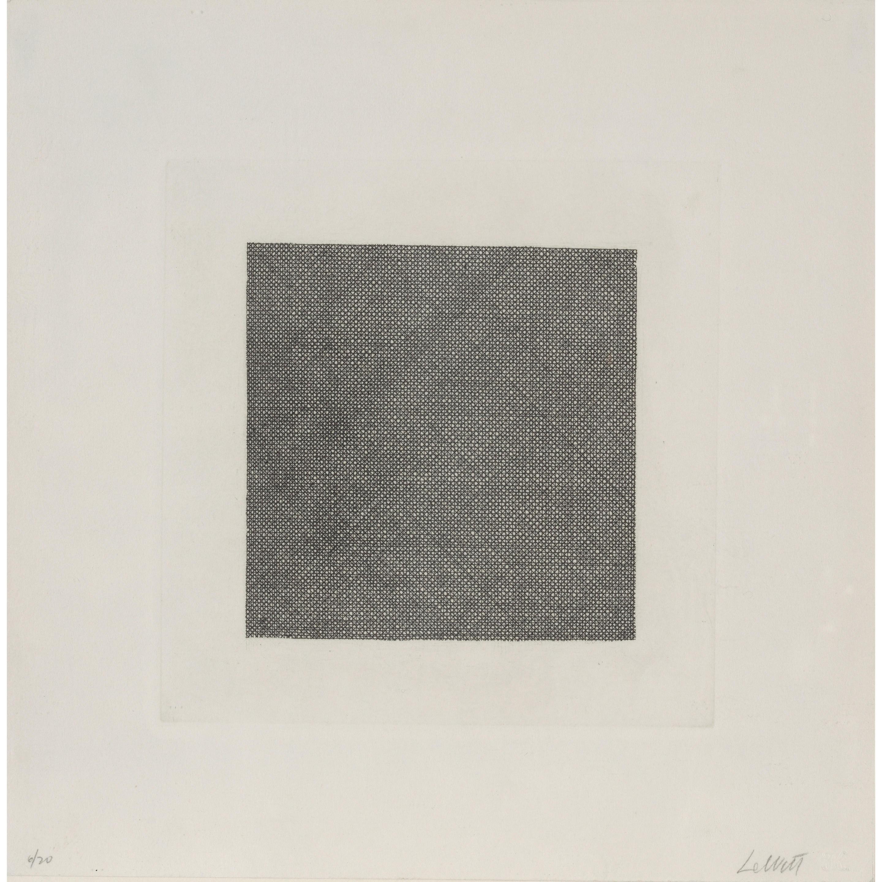 Lines in Four Directions, Superimposed by Sol LeWitt | Art.Salon