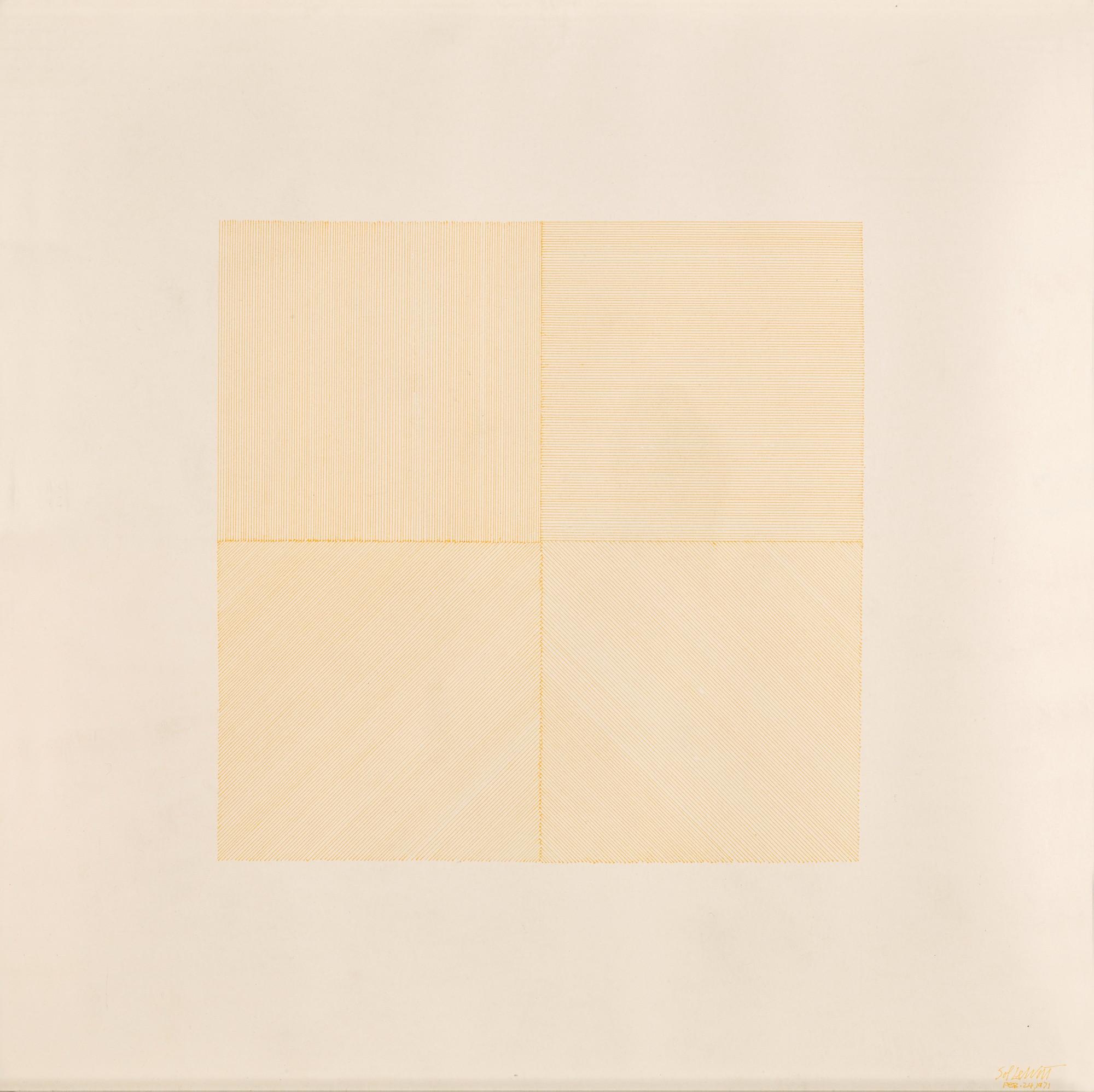 Lines In Four Directions by Sol Lewitt | Art.Salon