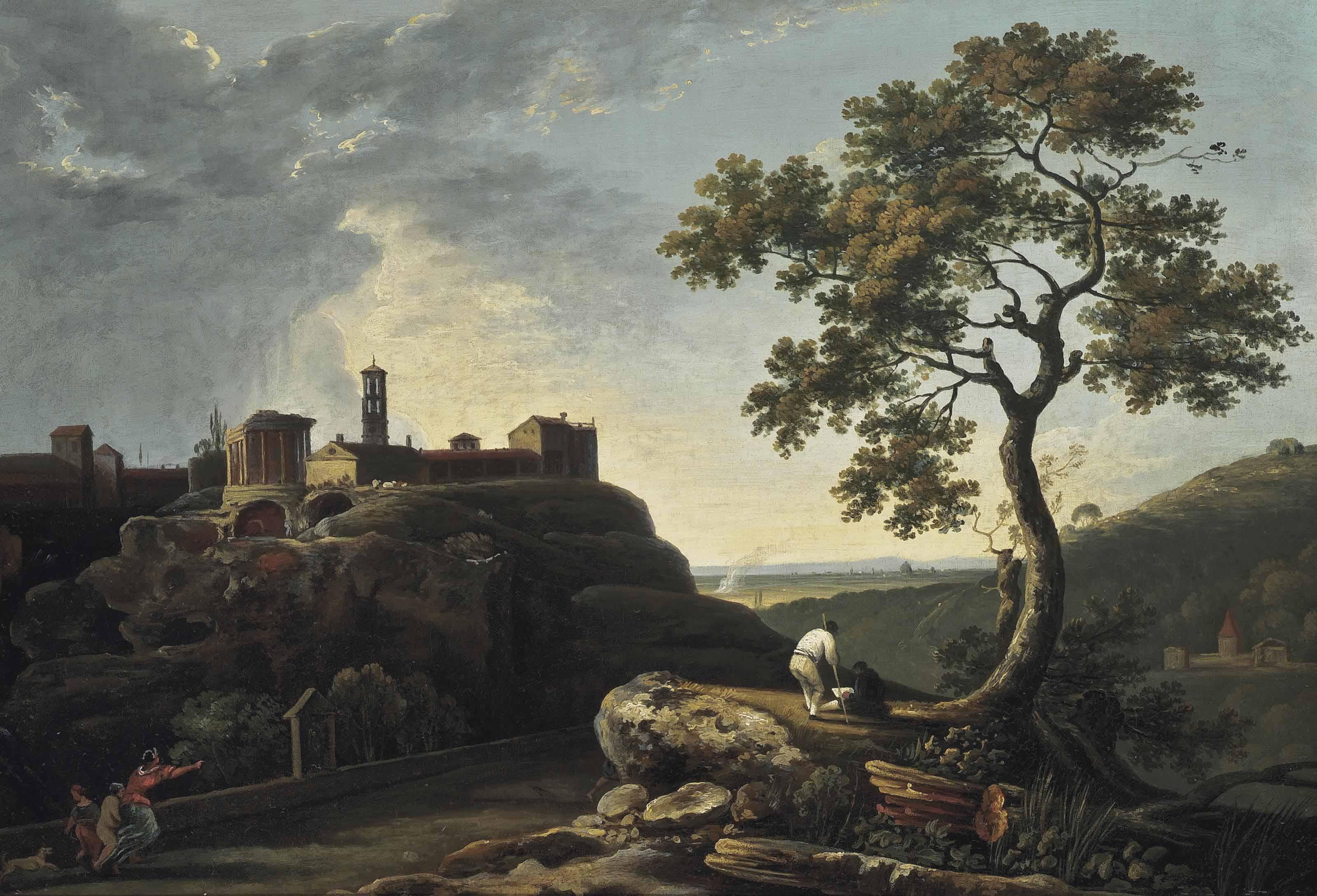 Tivoli: The Temple Of The Sybil And The Campagna | Art.Salon