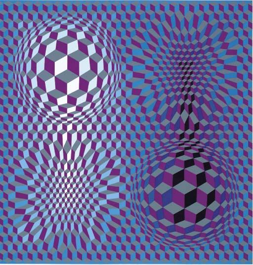 Metagalaxie By Victor Vasarely 