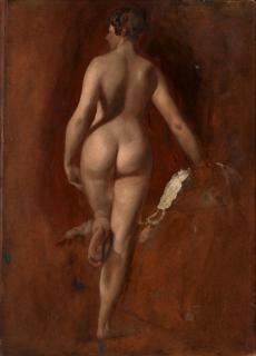 WILLIAM ETTY, R.A., Sleeping female nude